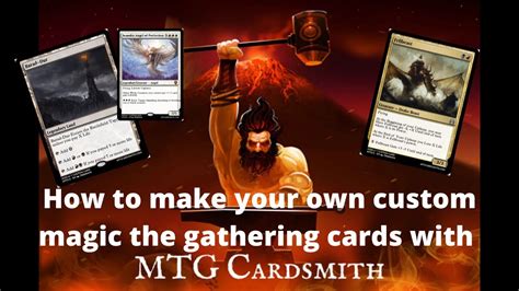 MTGcardBuilder tutorial .